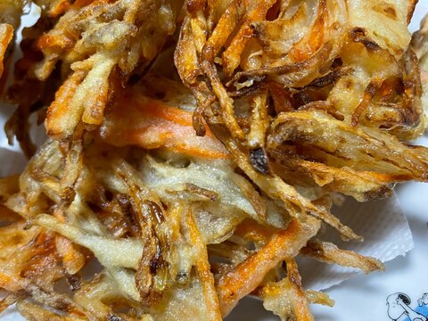 ごぼうと人参と玉ねぎのかき揚げ